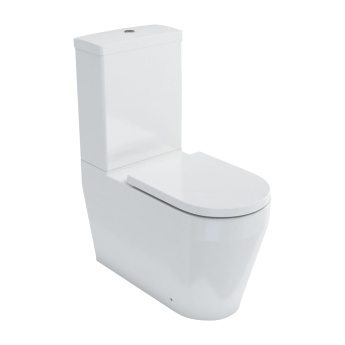 Britton Stadium Close Coupled Toilet (inc Soft Close Seat) | Product Image