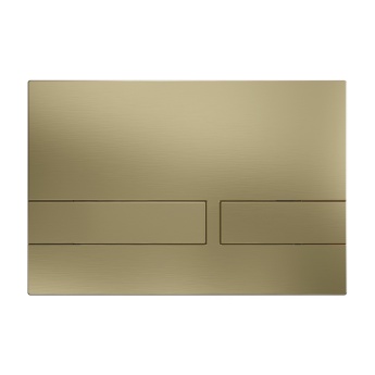 Britton Venue Dual Flush Plate Brushed Brass | Product Image