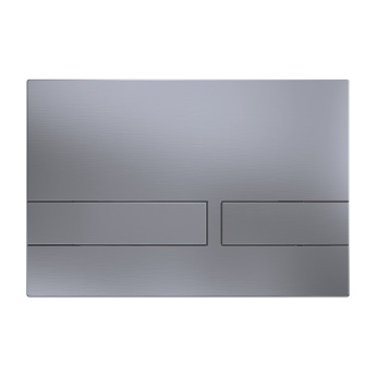 Britton Venue Dual Flush Plate Brushed Stainless Steel | Product Image