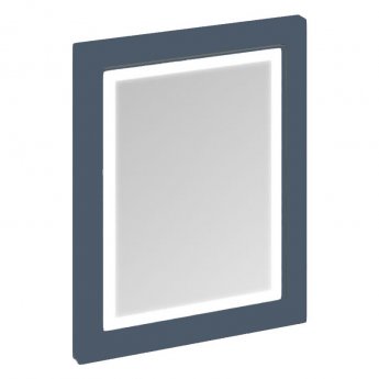 Burlington 60 Fitted Framed LED Bathroom Mirror 750mm High x 600mm Wide - Blue