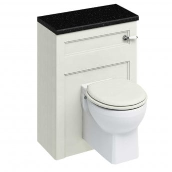 Burlington 60 Wall Hung Toilet with WC Unit and Cistern Sand - Excluding Seat