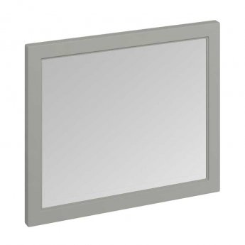 Burlington 90 Fitted Framed Bathroom Mirror 750mm High x 900mm Wide - Classic Grey