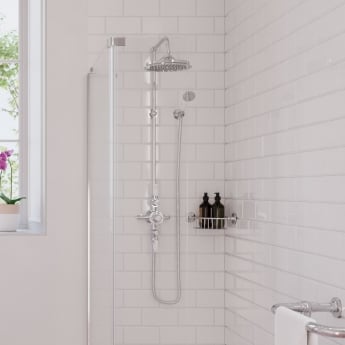 Burlington Avon Triple Exposed Mixer Shower with Shower Kit + 9