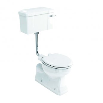 Burlington Bathroom Suite S-Trap Low Level Toilet Lever Cistern