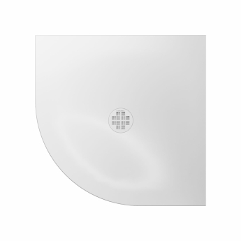 Burlington Bowood White 25mm Ultra-Slim Quadrant Shower Tray | Product Image