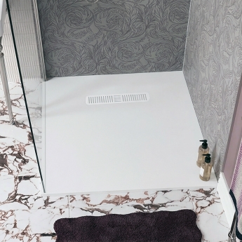 Burlington Calton 25mm Square Shower Tray 900mm x 900mm | Product Image