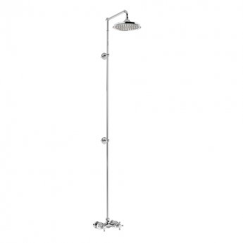 Burlington Eden Extended Dual Exposed Shower with 6\ Fixed Head
