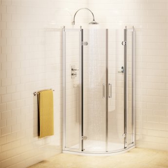 Burlington Traditional Quadrant Shower Enclosure with Tray - 8mm Glass