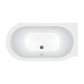 Carron Advantage Offset Corner Acrylic Bath 1500mm x 780mm | Product Image