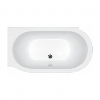 Carron Advantage Offset Corner Bath 1500mm x 780mm Right Handed - 5mm Acrylic | Product Image