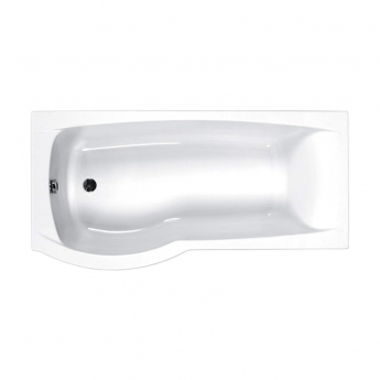Carron Aspect P-Shaped Shower Bath 1700mm x 700/800mm Left Handed - 5mm Acrylic