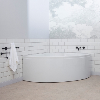 Carron Monarch Double Ended Corner Bath 1300mm x 1300mm - 5mm Acrylic