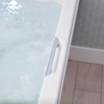 Carron Quantum Integra Single Ended Rectangular Acrylic Bath with Twin Grips