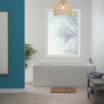 Carron Quantum Integra Single Ended Rectangular Acrylic Bath with Twin Grips