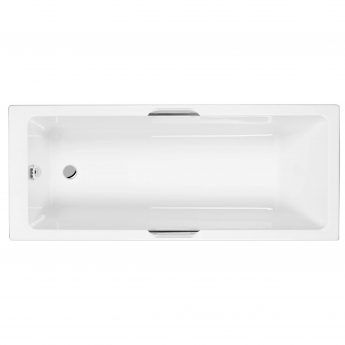 Carron Quantum Integra Single Ended Rectangular Acrylic Bath with Twin Grips