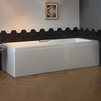 Carron Quantum Integra Eco Rectangular Bath with Twin Grips 1500mm x 700mm - 5mm Acrylic