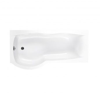 Carron Sigma P-Shaped Shower Bath 1800mm x 750mm/900mm Left Handed - 5mm Acrylic