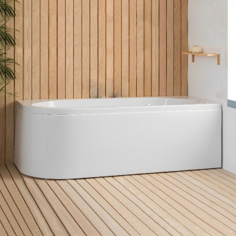 Carron Status Double Ended Bath 1600mm x 725mm Left Handed - 5mm Acrylic