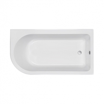 Carron Status Offset Corner Shower Bath 1550mm x 850mm Left Handed - Carronite