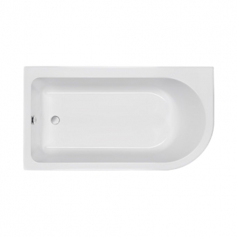Carron Status Offset Corner Shower Bath 1550mm x 850mm Right Handed - Carronite