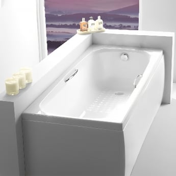 Carron Swallow Rectangular Bath with Twin Grips 1700mm x 700mm - 5mm Acrylic