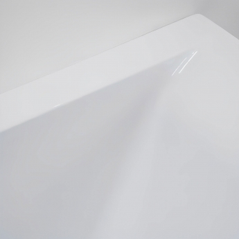 Carron Urban Edge L-Shaped Shower Bath 1575mm x 700mm/850mm Right Handed - 5mm Acrylic