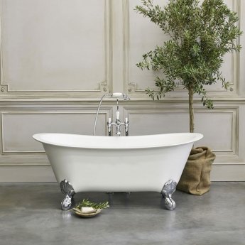 Clearwater Batello Grande Traditional Freestanding Bath 1690mm x 800mm - Clear Stone