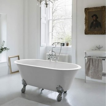 Clearwater Classico Grande Traditional Freestanding Bath 1690mm x 800mm - Clear Stone