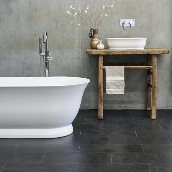 Clearwater Florenza Freestanding Bath 1828mm x 864mm - Clear Stone