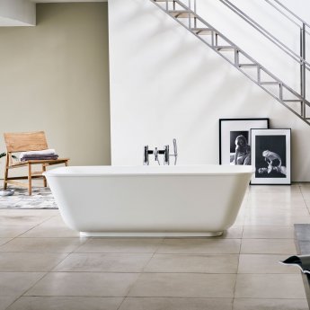 Clearwater Nuvola Freestanding Bath 1700mm x 750mm - Clear Stone