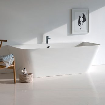 Clearwater Patinato Petite Freestanding Bath 1524mm x 800mm - Clear Stone
