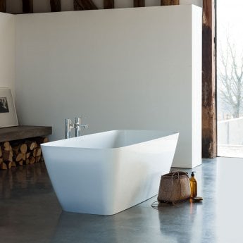 Clearwater Vicenza Petite Freestanding Bath 1524mm x 800mm - Clear Stone