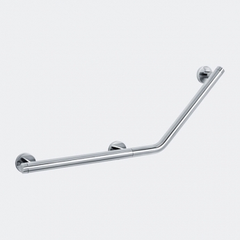 Coram Boston Safety Bar 135 Degree Right - Stainless Steel Polished