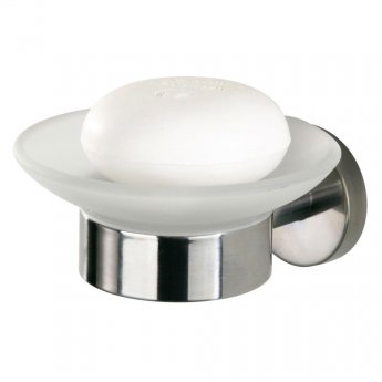 Coram Boston Modern Soap Dish Holder - Chrome