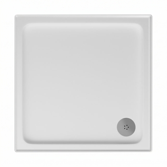 Delphi AquaEdge 4 Upstand Stone Resin Square Shower Tray | Product Image