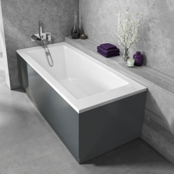 Delphi AquaGuard Front Bath Panel 550mm H x 1500mm W - Grey Matt
