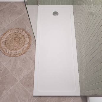 Delphi Aragon Anti-Slip White Bath Replacement Shower Tray 1700mm x 700mm | Product Image