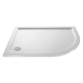 Delphi Aragon White Stone Resin Offset Quadrant Shower Tray | Product Image