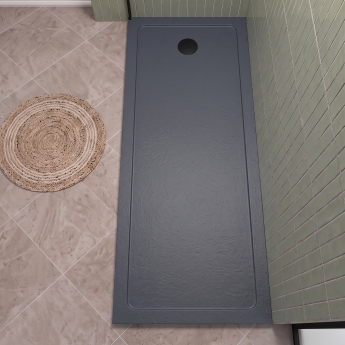 Delphi Aragon Slate Grey Bath Replacement Shower Tray 1700mm x 700mm | Product Image