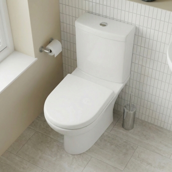 Delphi Avon Compact Close Coupled Toilet (inc Soft Close Seat) | Product Image