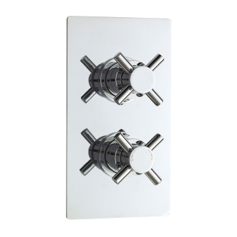 Delphi Axiom Crosshead Chrome 1-Outlet Dual Concealed Shower Valve | Product Image