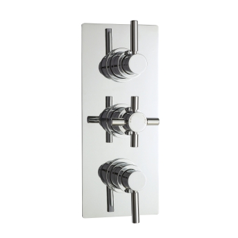 Delphi Axiom Lever Chrome 2-Outlet Triple Concealed Shower Valve | Product Image