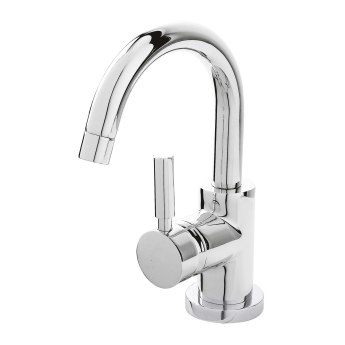 Delphi Axiom Lever Chrome Single Lever Side Action Basin Mixer Tap | Product Image