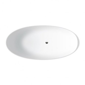Delphi Double Ended Thin Edged Freestanding Slipper Bath 1750mm x 730mm White - 0 Tap Hole