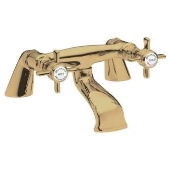 Delphi Belgravia Brushed Brass Bath Filler Tap | Product Image