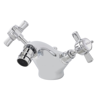 Delphi Belgravia Chrome Luxury Mono Bidet Mixer Tap with Pop-Up Waste | Product Image