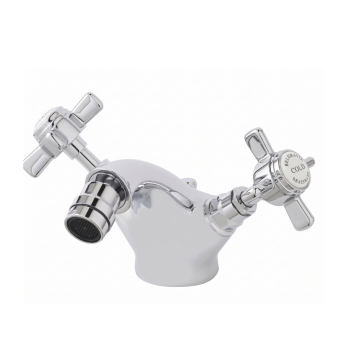 Delphi Belgravia Chrome Luxury Mono Bidet Mixer Tap with Pop-Up Waste | Product Image