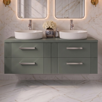Delphi Bentley 1200mm 4-Drawer Wall Hung Countertop Vanity Unit | Product Image