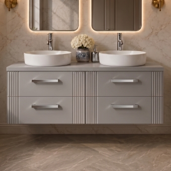 Delphi Bentley 1200mm 4-Drawer Wall Hung Countertop Vanity Unit | Product Image
