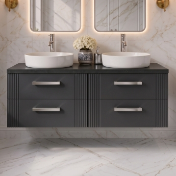 Delphi Bentley 1200mm 4-Drawer Wall Hung Countertop Vanity Unit | Product Image